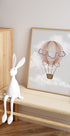 Aquarell-Heißluftballon-Poster - Posterbox.dk