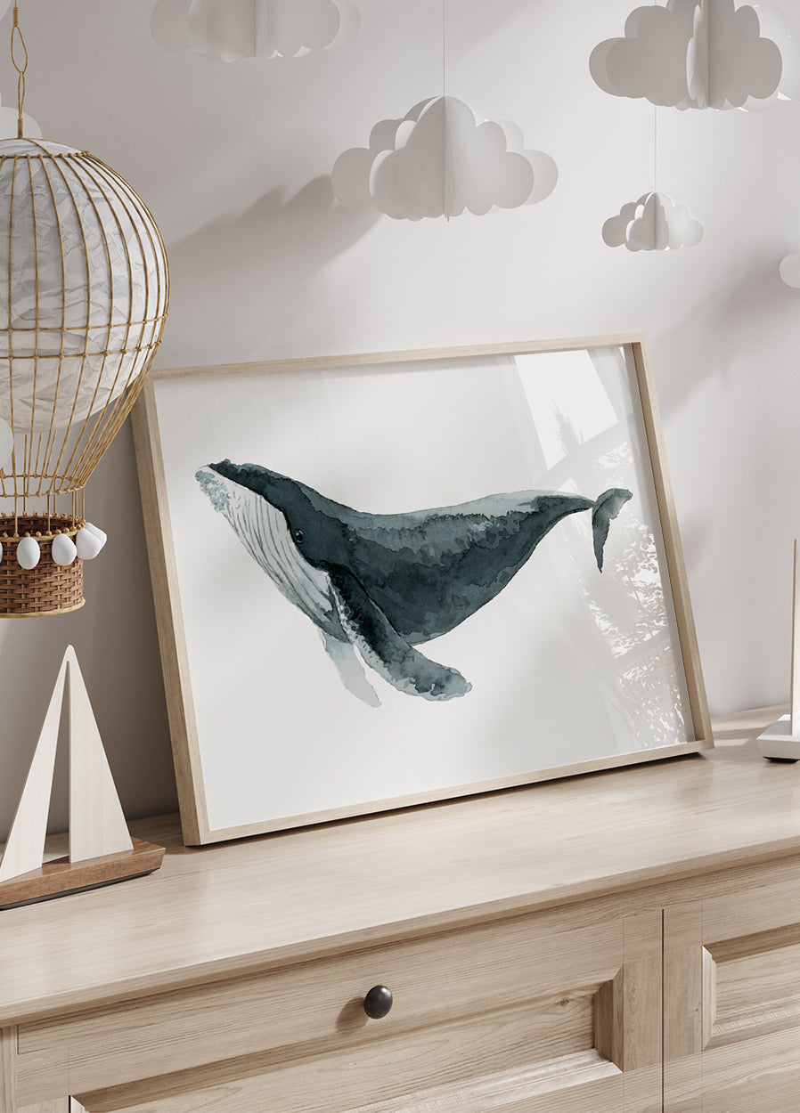 Aquarell-Wal-Poster - Posterbox.dk