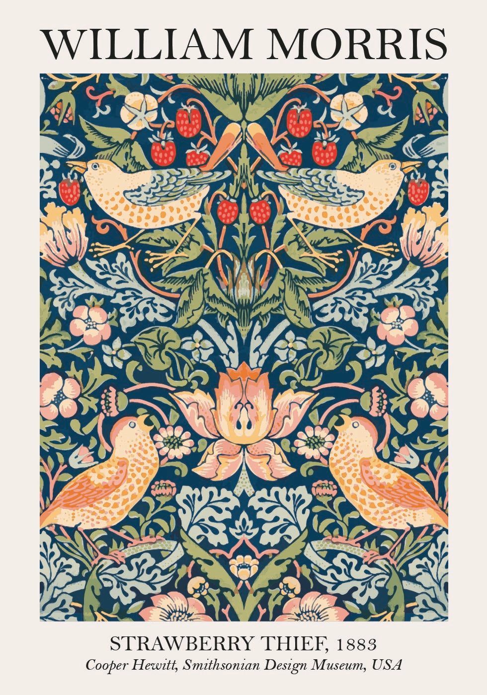 William Morris Erdbeerdieb Poster - Posterbox.dk