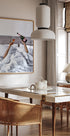 Poster Frau Champagner im Bett - Posterbox.dk