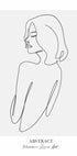 Frauen-Line-Art-Poster - Posterbox.dk