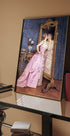 Poster „Frau schaut in den Spiegel“ – Posterbox.dk
