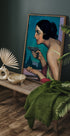Frau mit einer Waffe Vintage Poster - Posterbox.dk