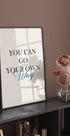 Dein eigener Weg Poster - Posterbox.no