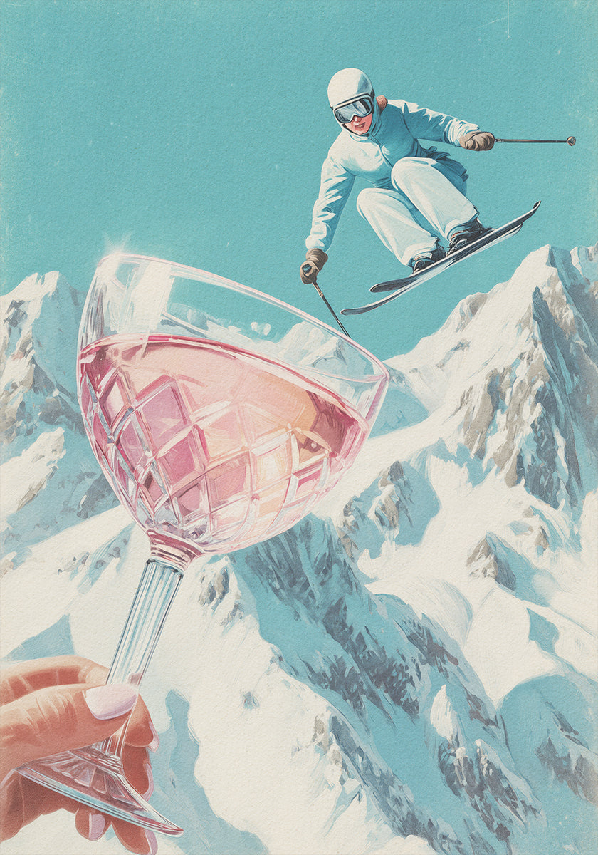 Sip and Ski Plakat - Posterbox