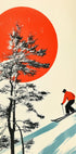 Skiing In Japan Plakat - Posterbox