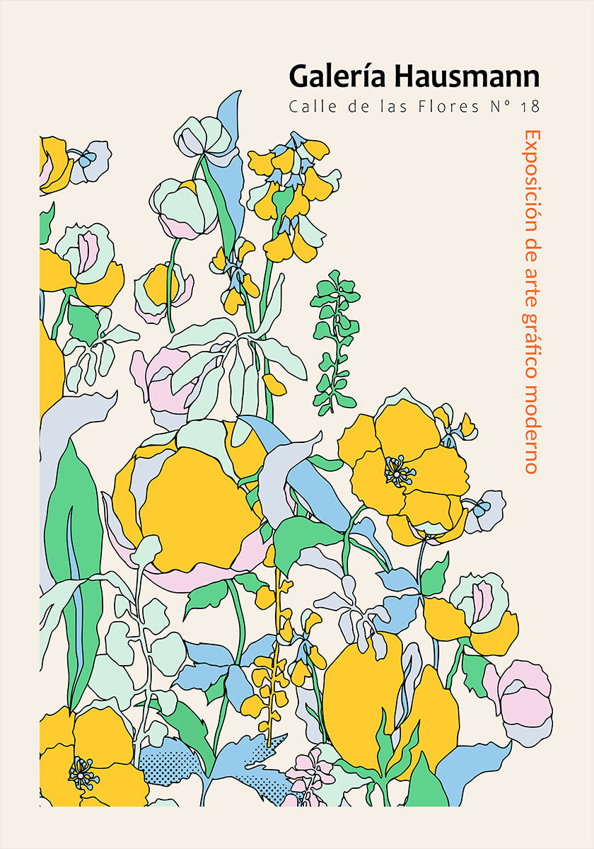 Exhibition of modern graphic art Madrid Plakat - Posterbox