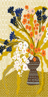 Floral Contemporary Still Life Mustard Yellow Plakat - Posterbox