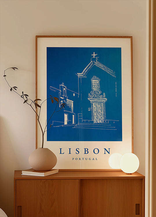 Portugal Blues: Lisbon Plakat - Posterbox