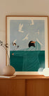 Seaside Serenity Plakat - Posterbox