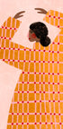 The Woman With the Checked Dress Plakat - Posterbox
