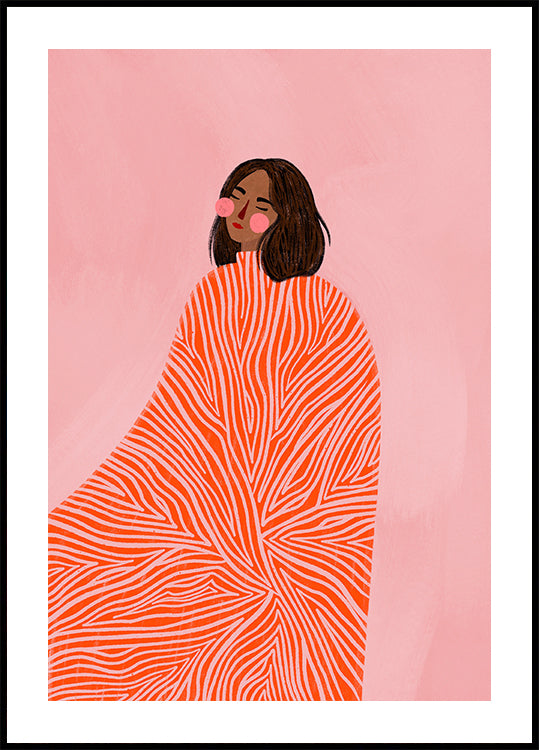The Woman With the Swirls Plakat - Posterbox