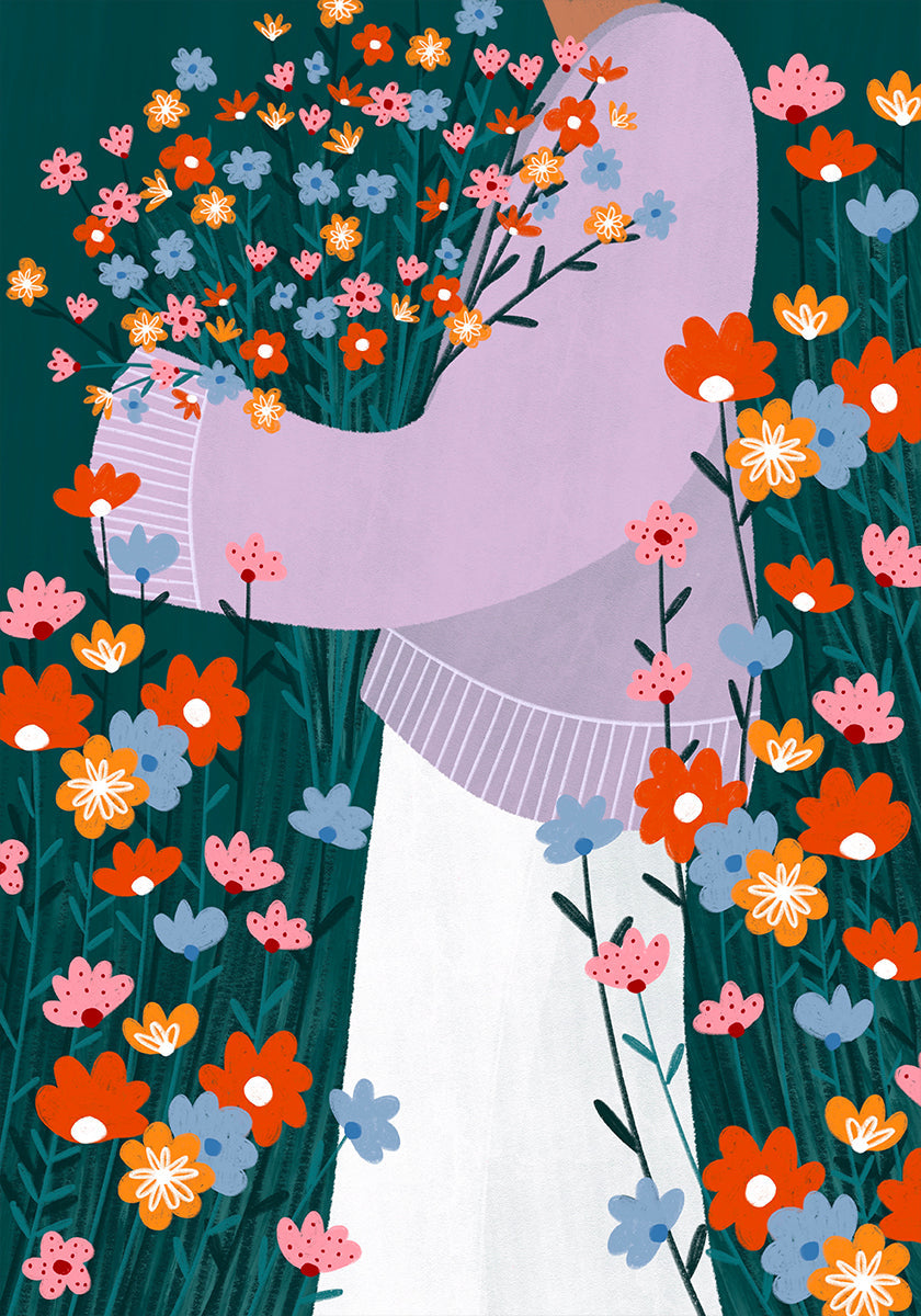 Wildflower Garden Plakat - Posterbox