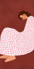 Woman in Dotted Dress Plakat - Posterbox