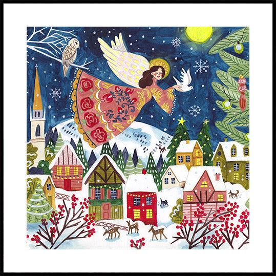 Angel of Peace square Plakater - Posterbox