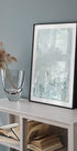 Winter White Forest Scene 2 Plakat - Posterbox