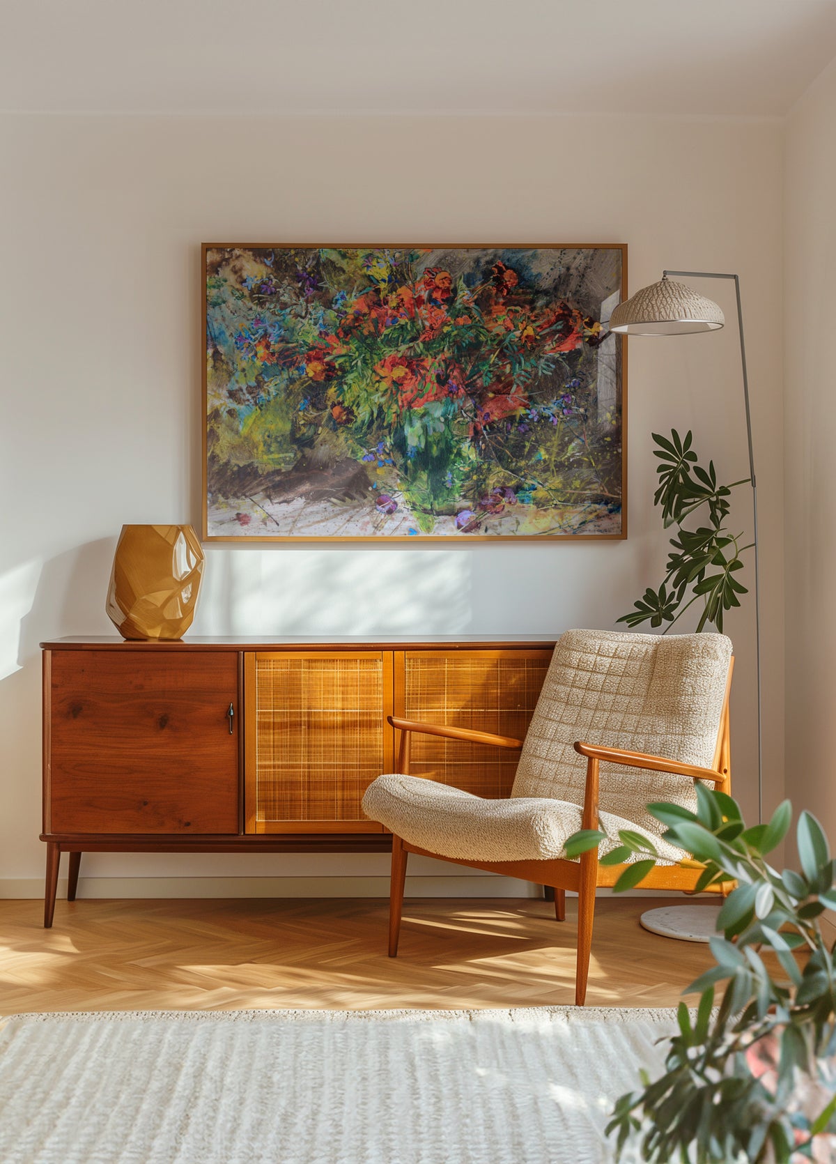 Lebendiger Blumenstrauß