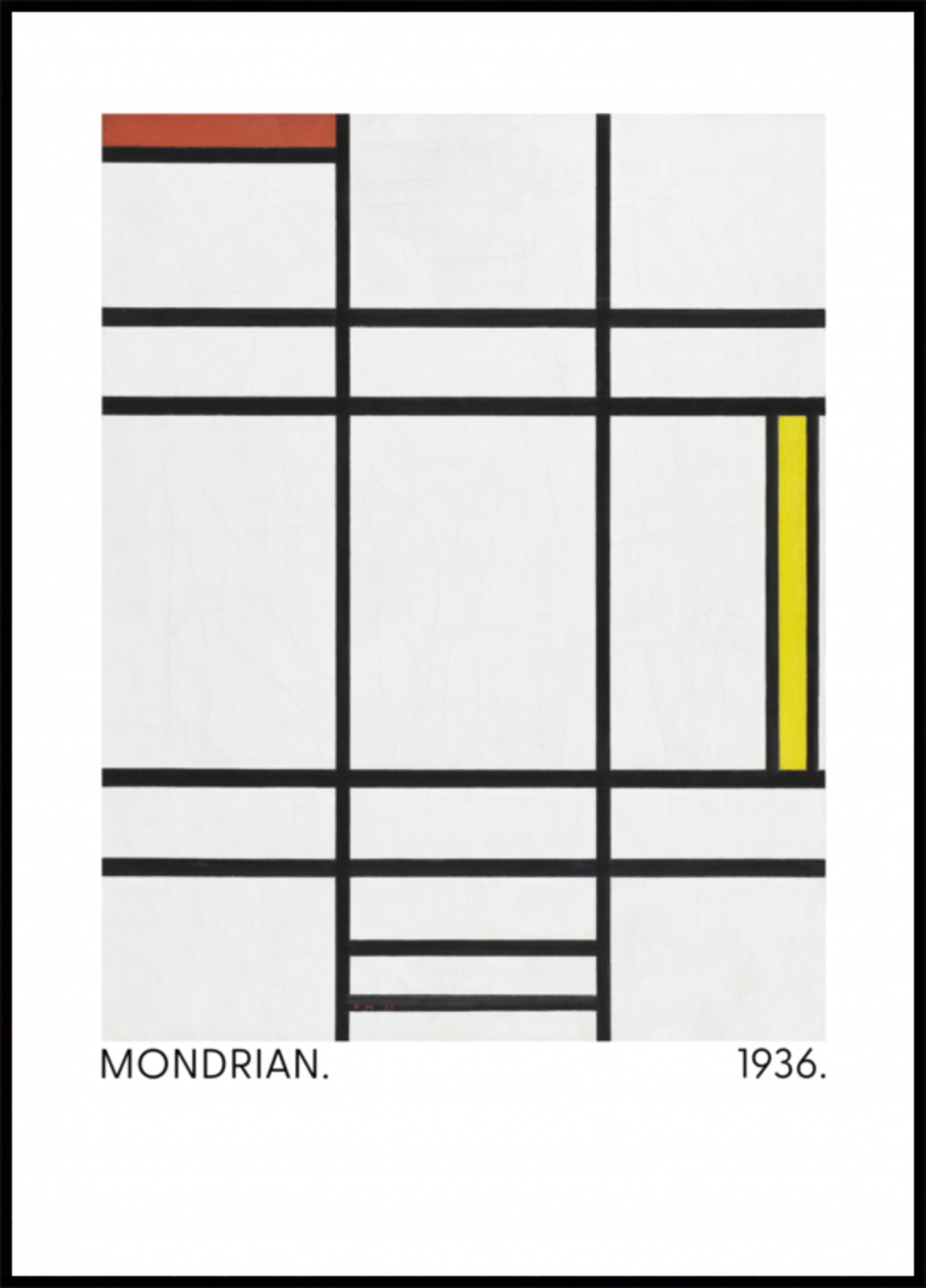 Komposition in Weiß, Rot und Gelb 1936