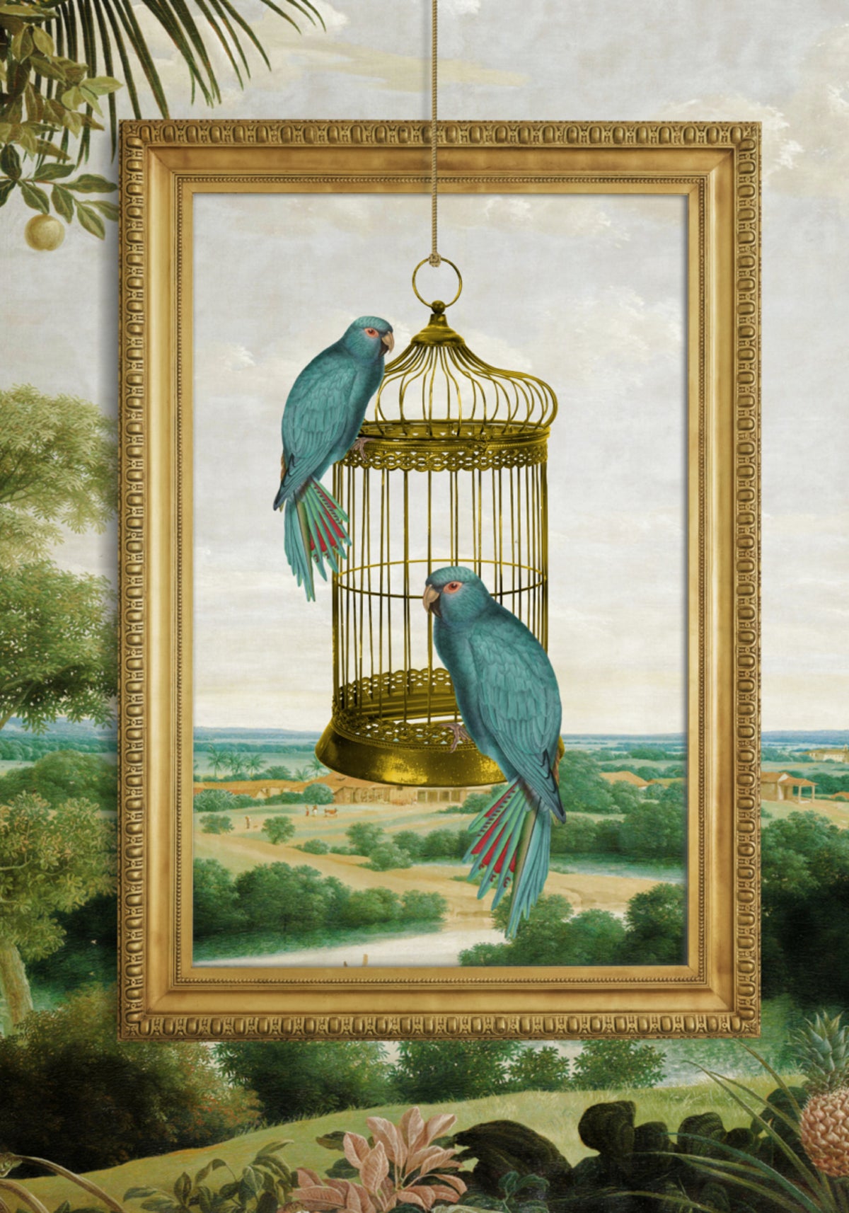 Der goldene Käfig des blauen Papageis