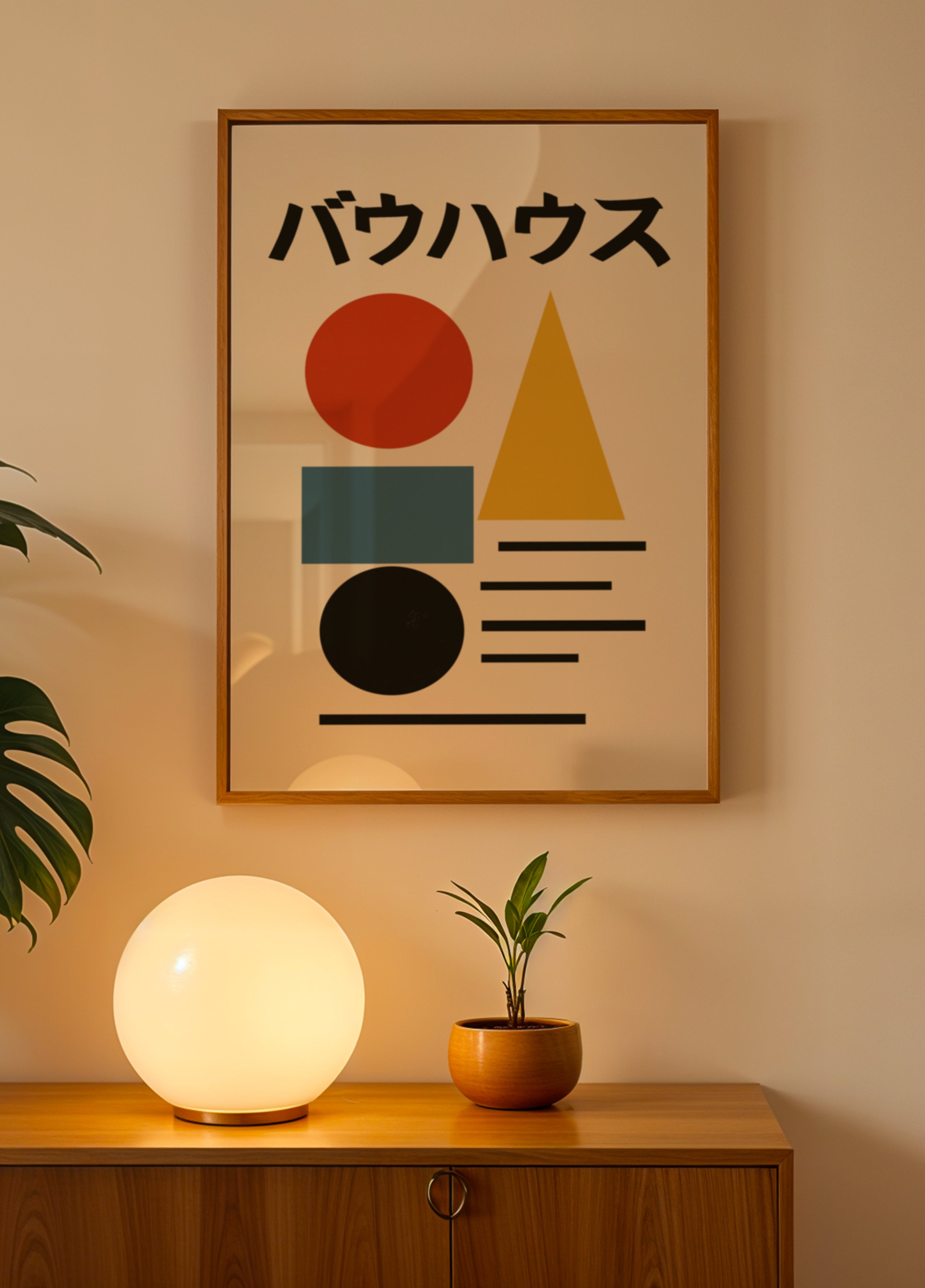 Geometrische Zusammenfassung des Bauhauses