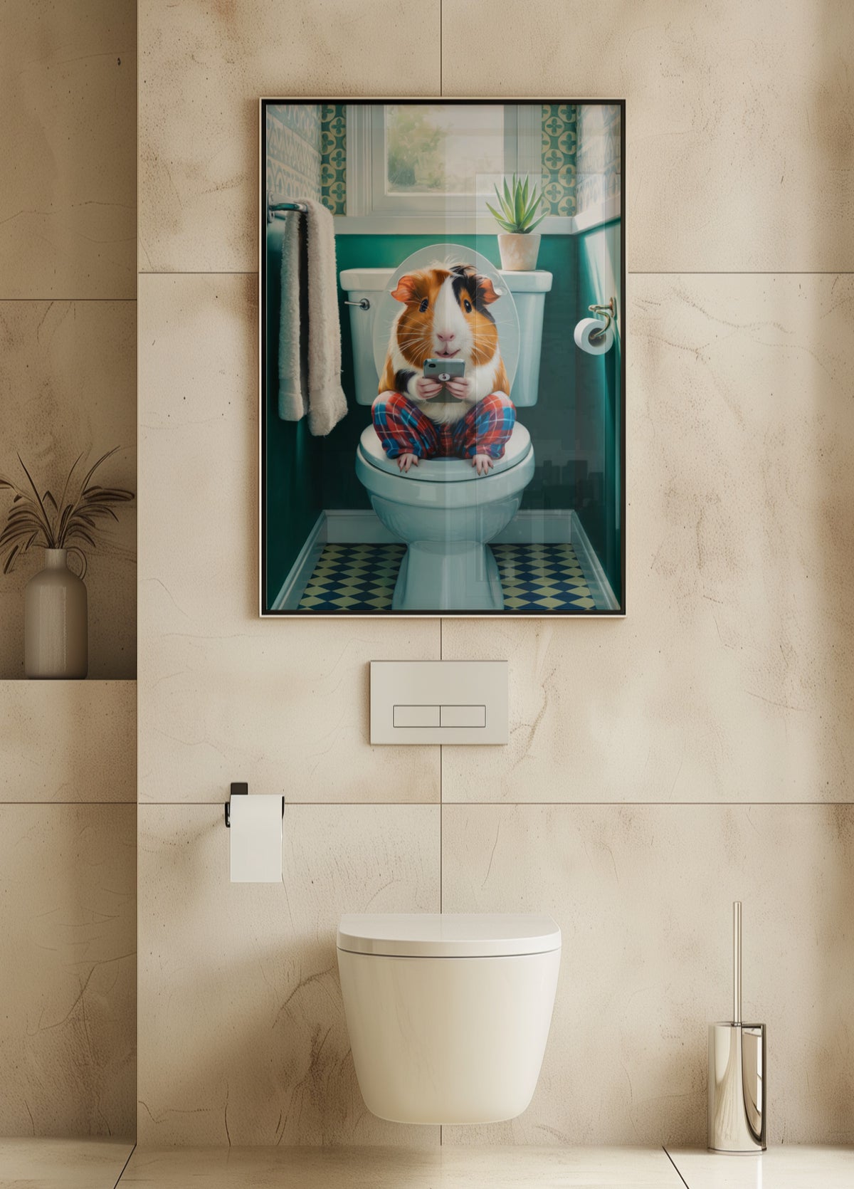 Toilettenzeit für Meerschweinchen