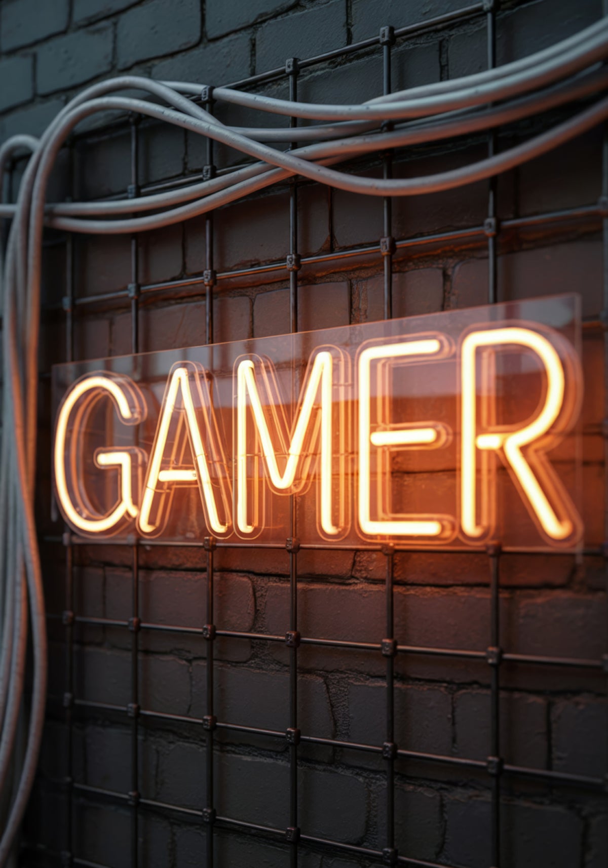 Gamer-Leuchtreklame