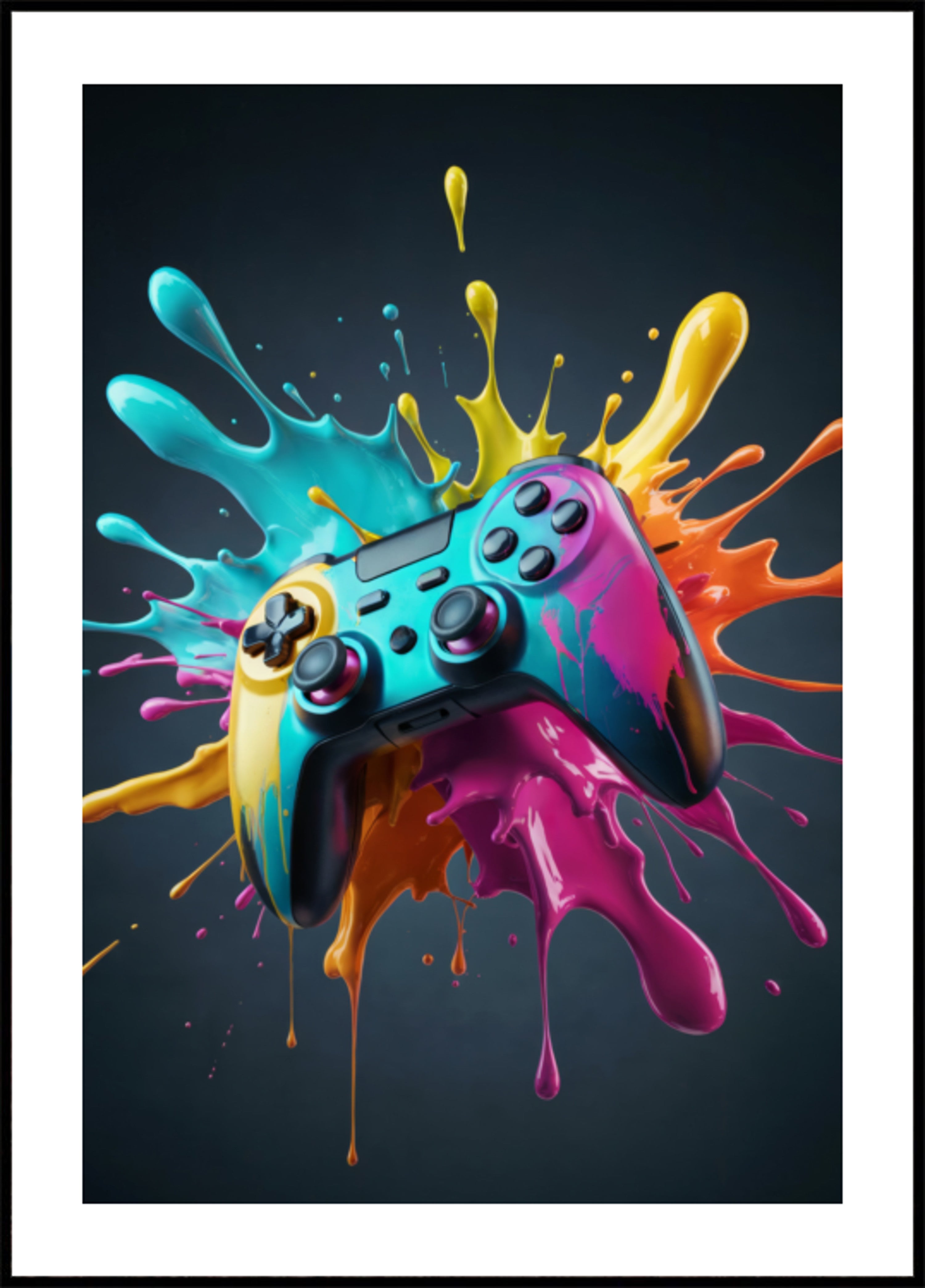 Lebendiges Gaming-Splash