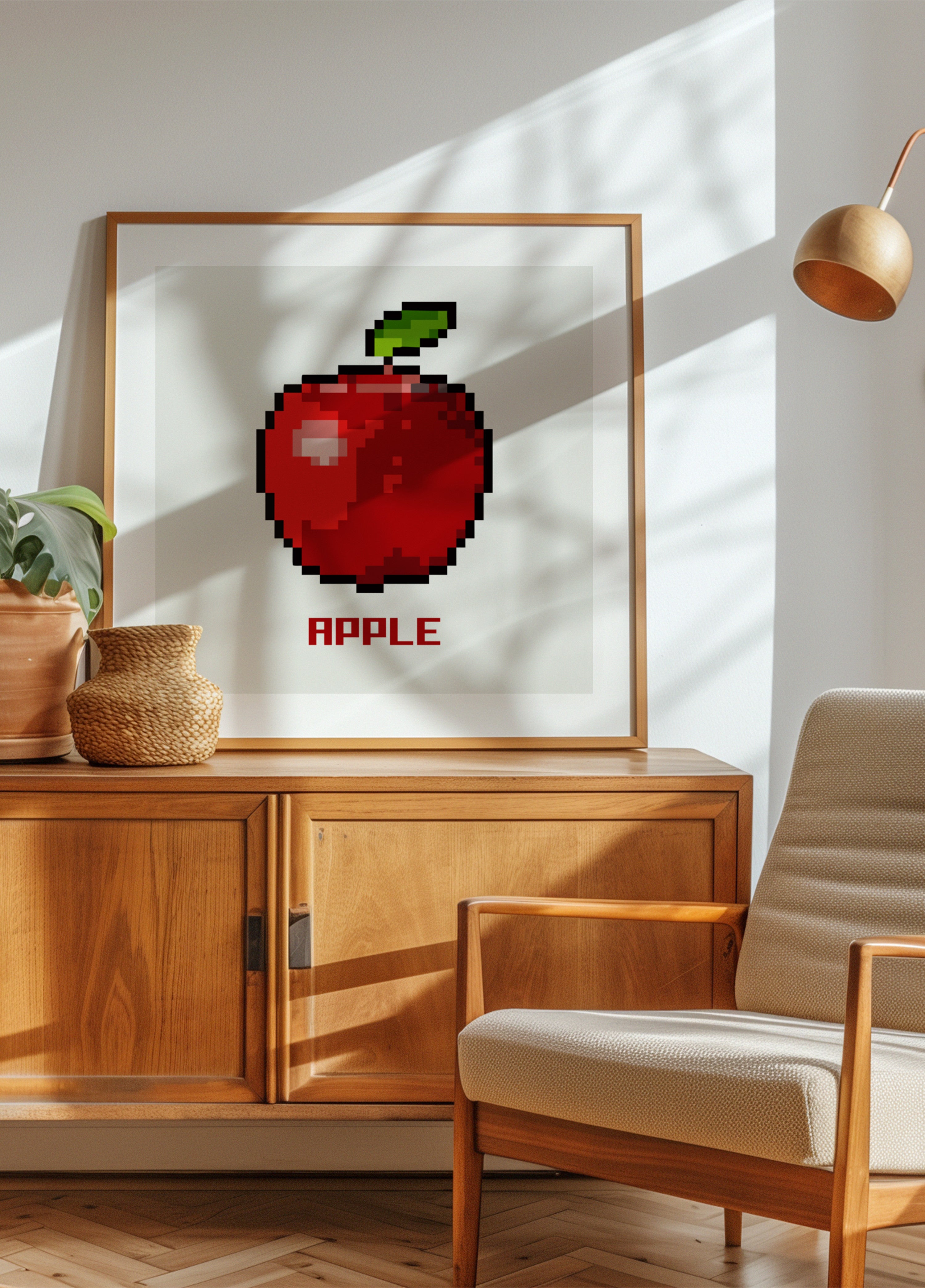 Retro-Pixel-Apple
