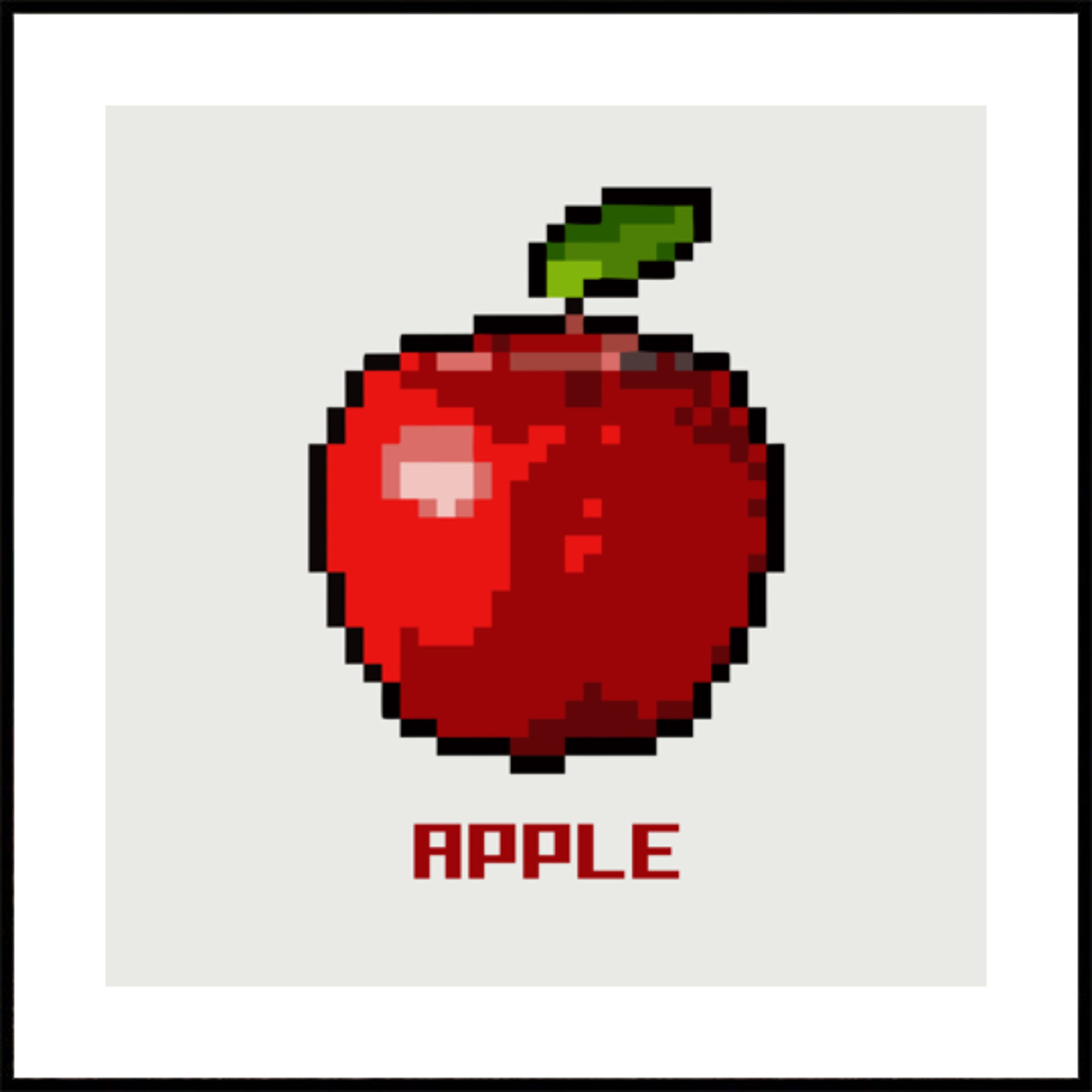 Retro-Pixel-Apple