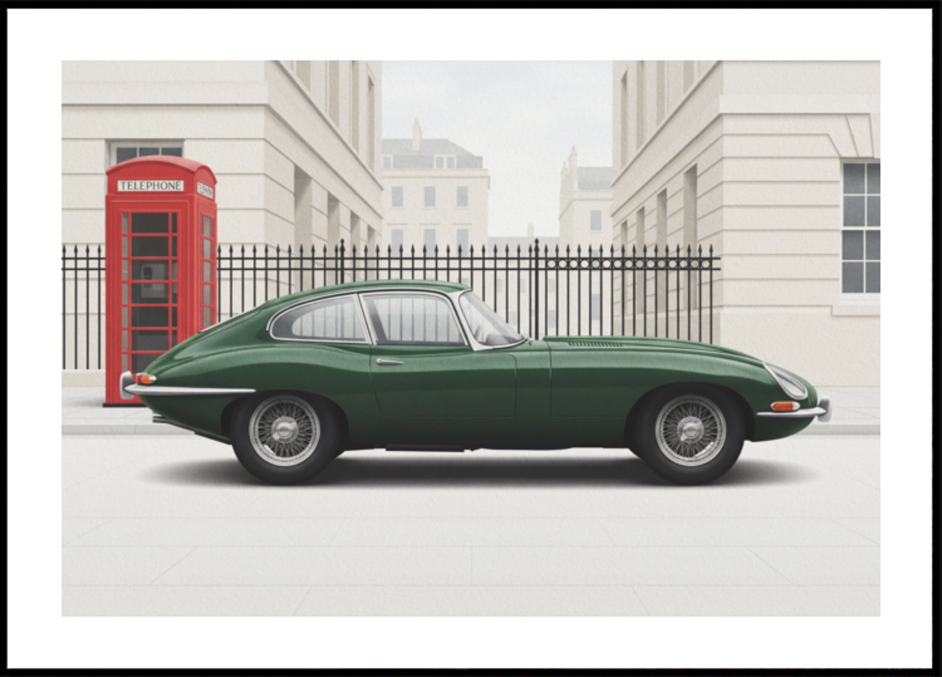 Ikonisches Londoner Oldtimer