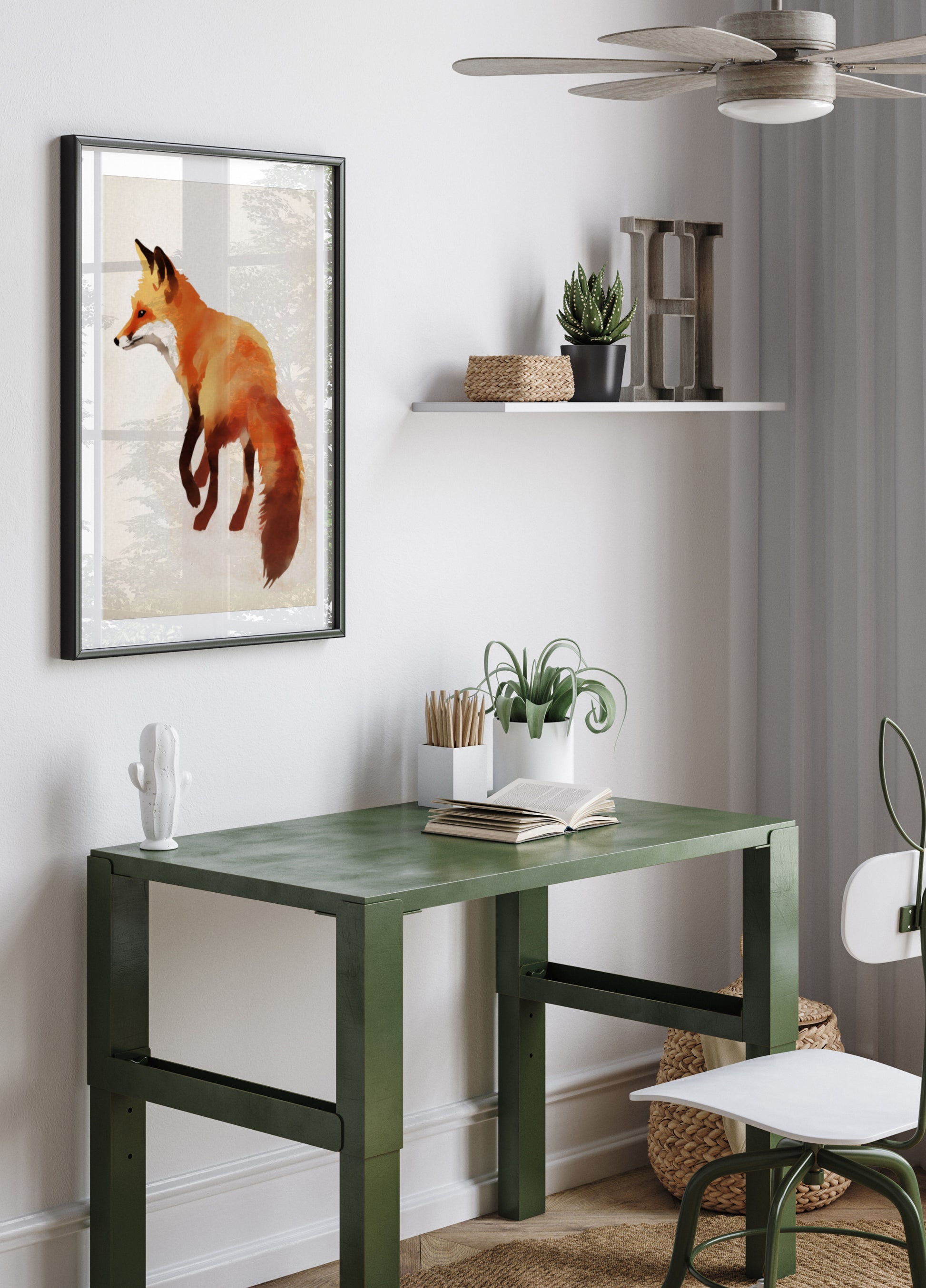 Rotfuchs-Illustration