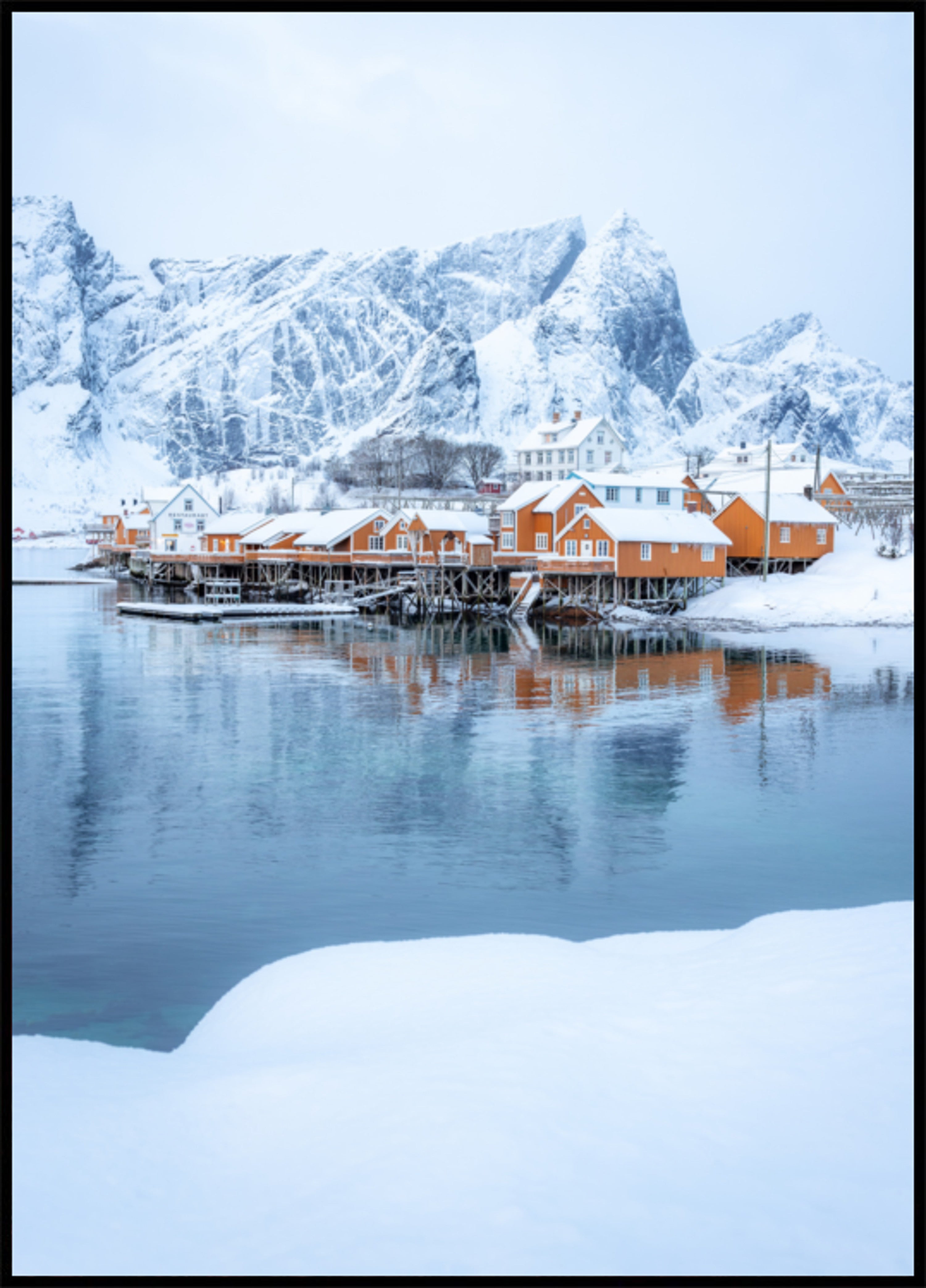 Lofoten-Winterdorf