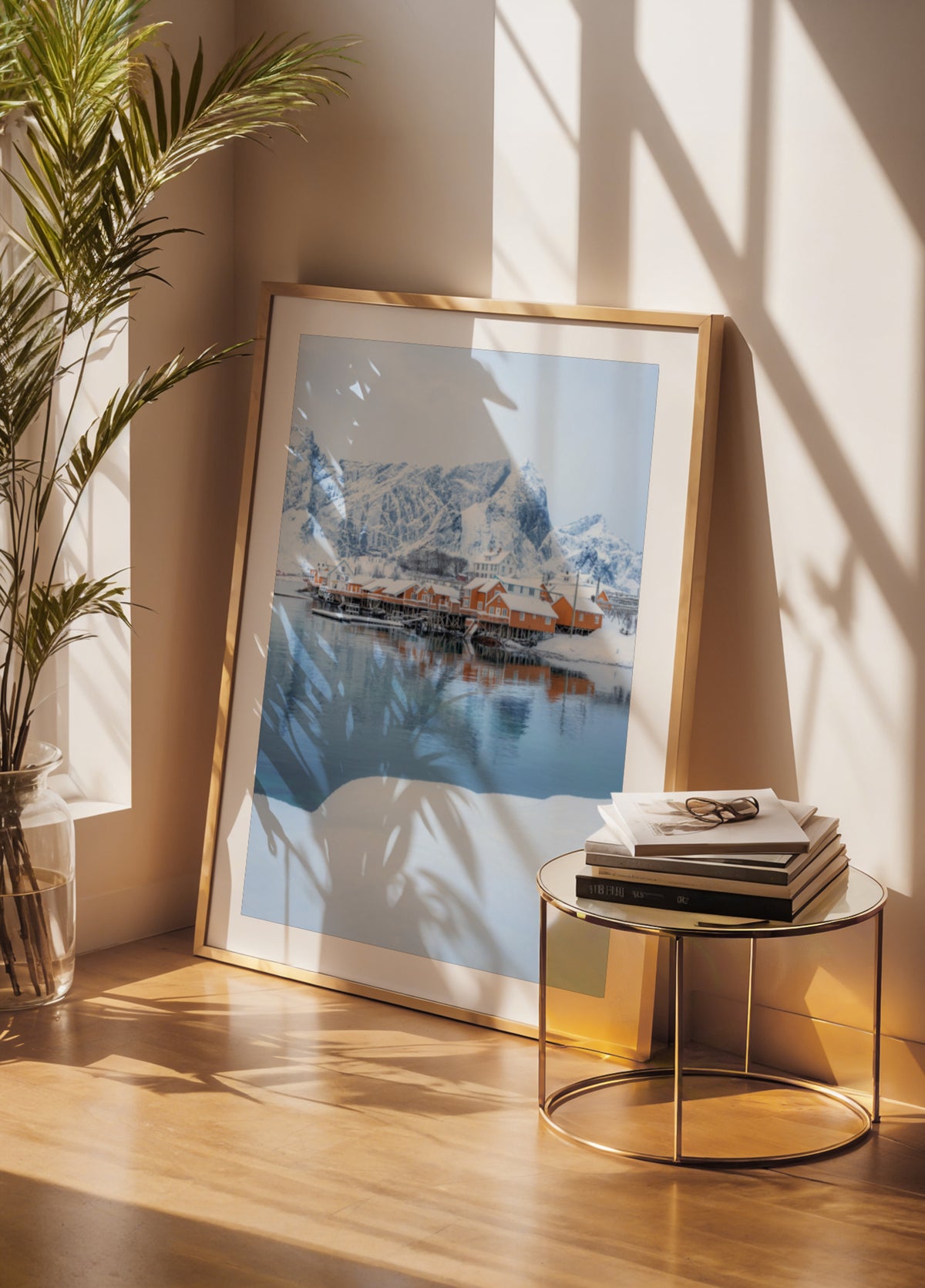 Lofoten-Winterdorf