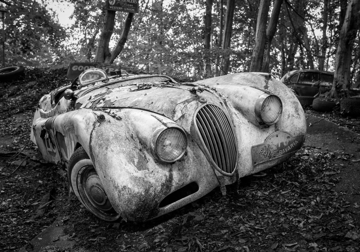 Vergessener klassischer Roadster