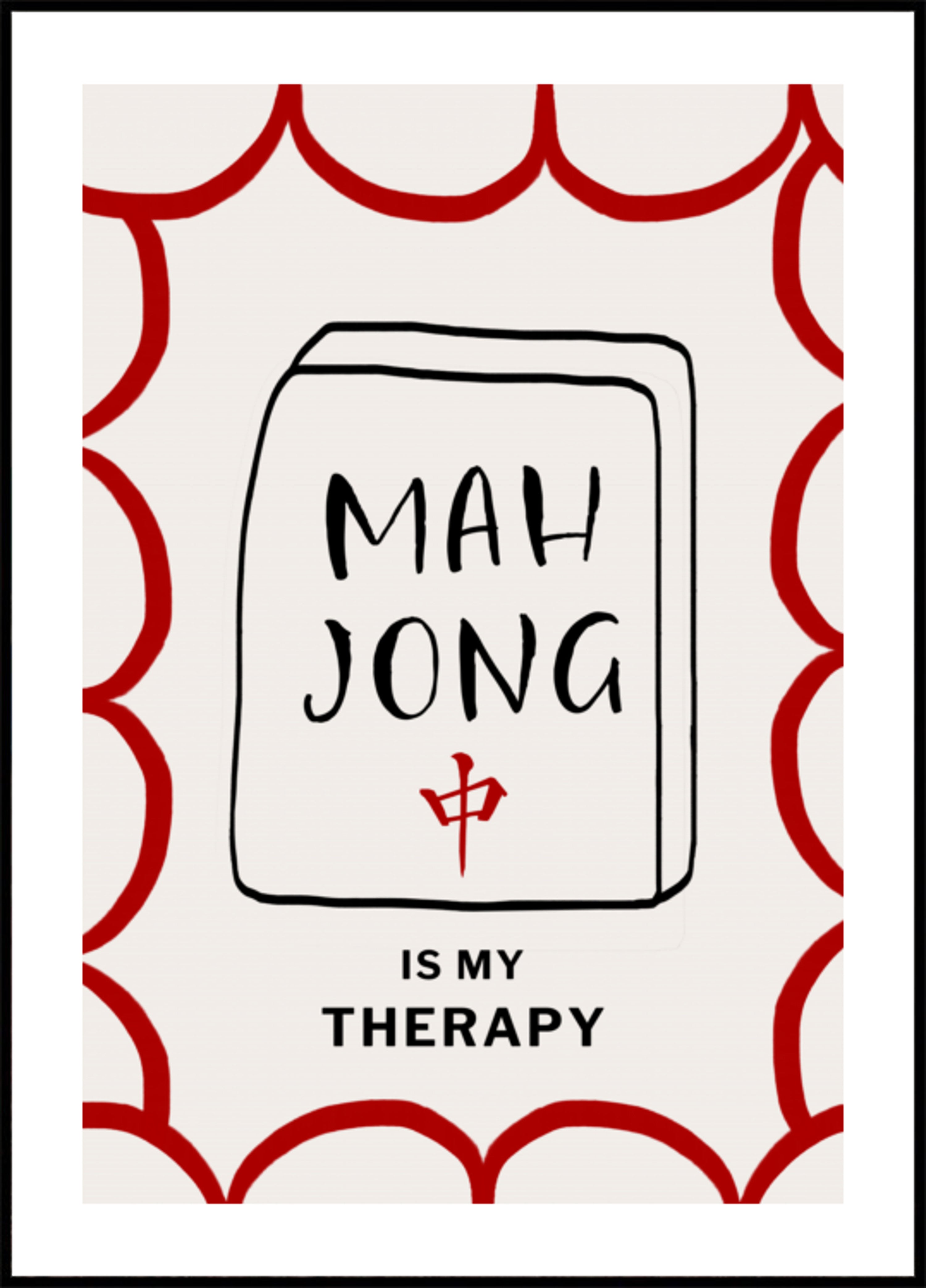 Mahjong-Kachel-Therapie