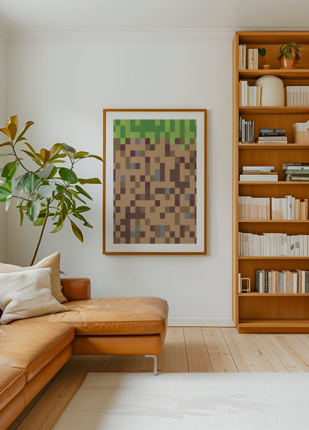 Pixelgrasblock