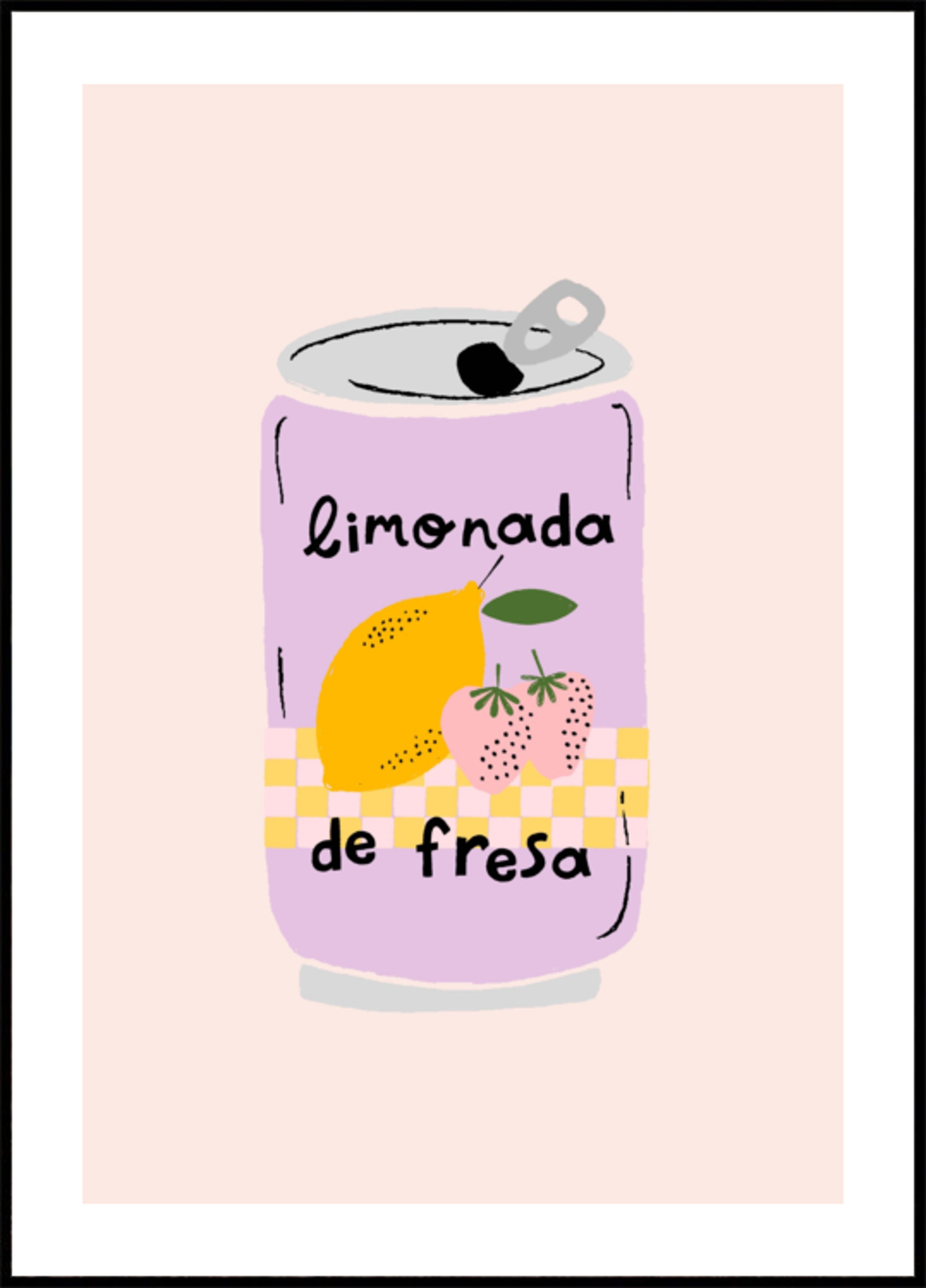 Erdbeer-Limonade-Dose