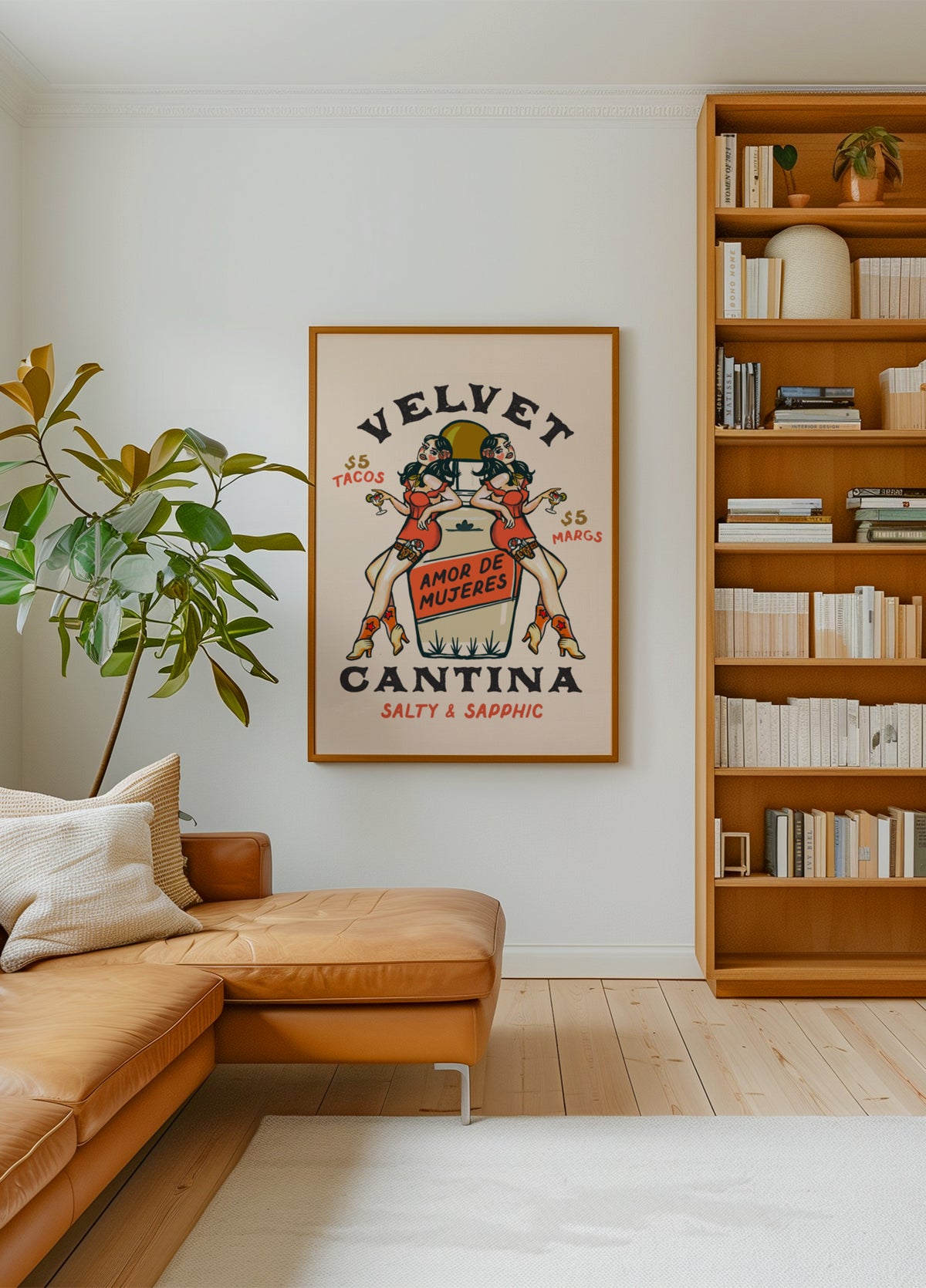 Velvet Cantina Bar mit mexikanischem Essen, Tacos und Margarita