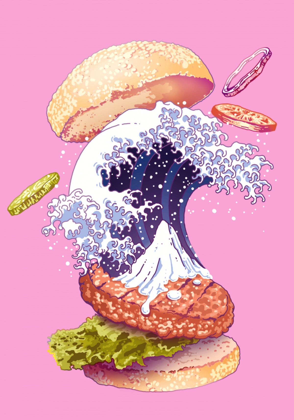 Dynamischer Wave-Burger