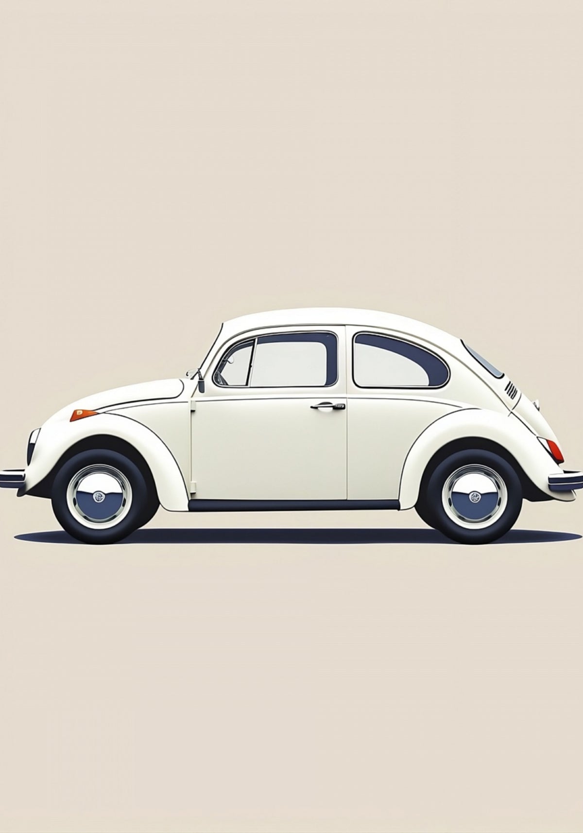 Klassisches weißes Auto