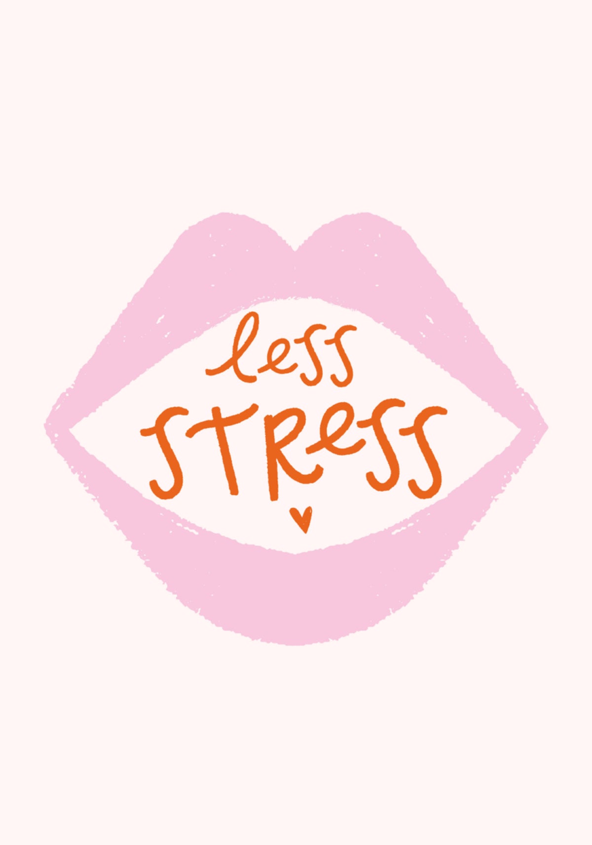 Weniger beanspruchte Lippen