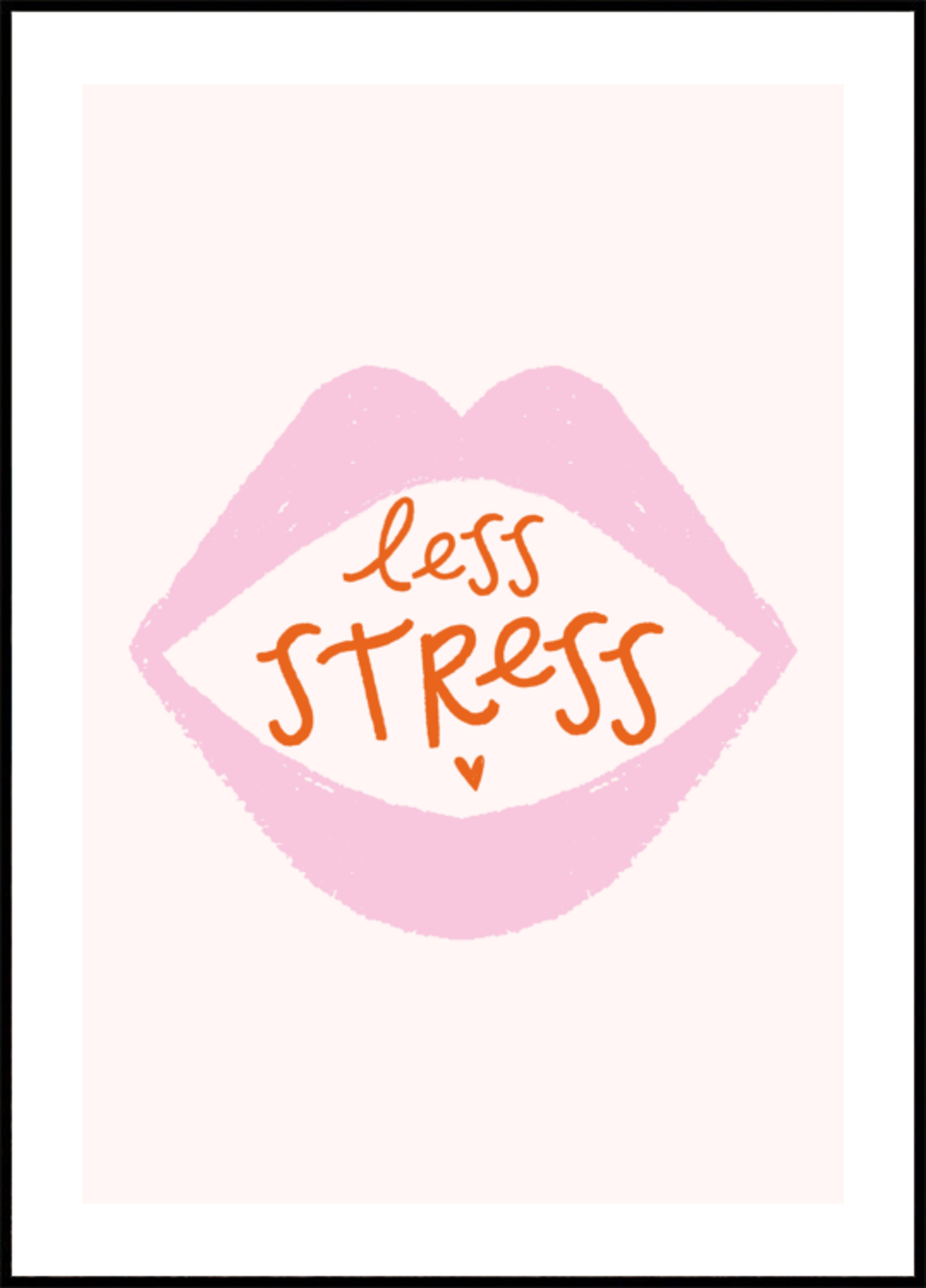 Weniger beanspruchte Lippen