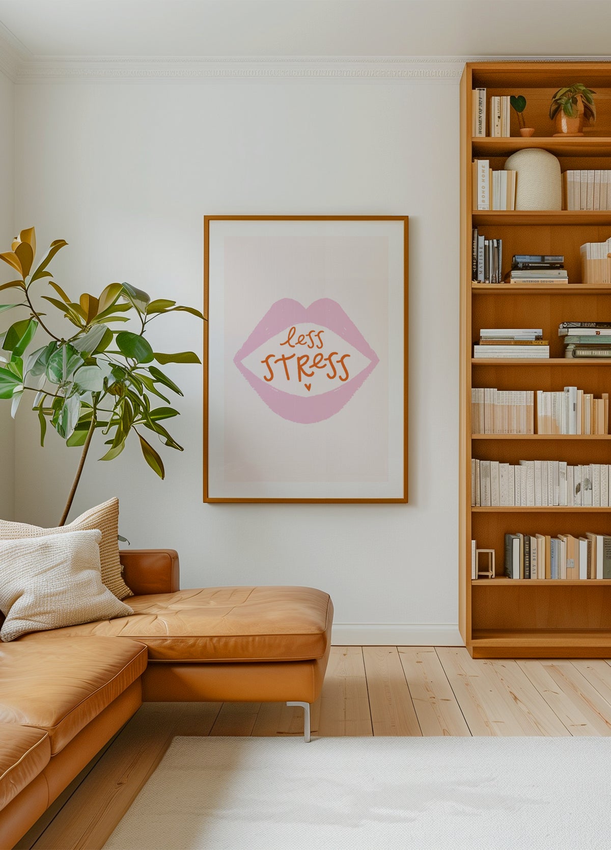 Weniger beanspruchte Lippen
