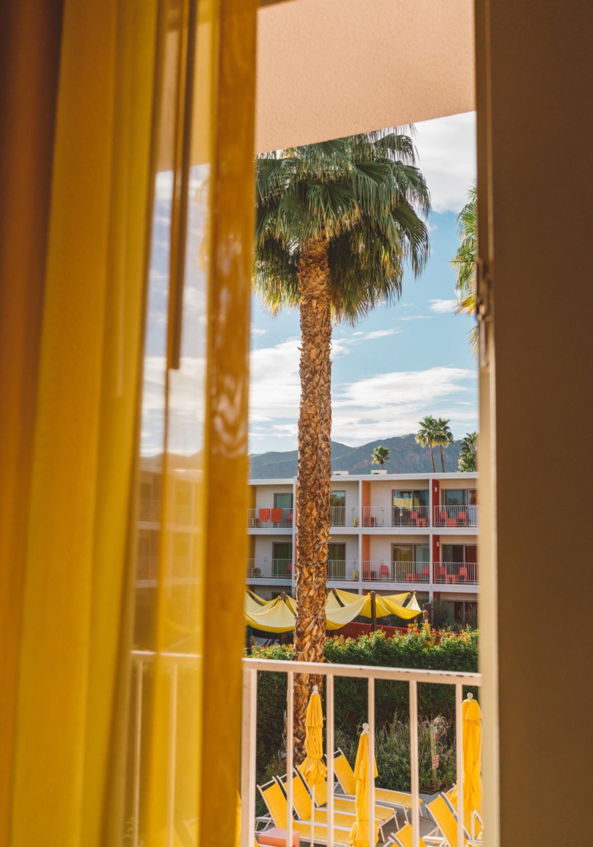 Blick auf das Palm Tree Resort