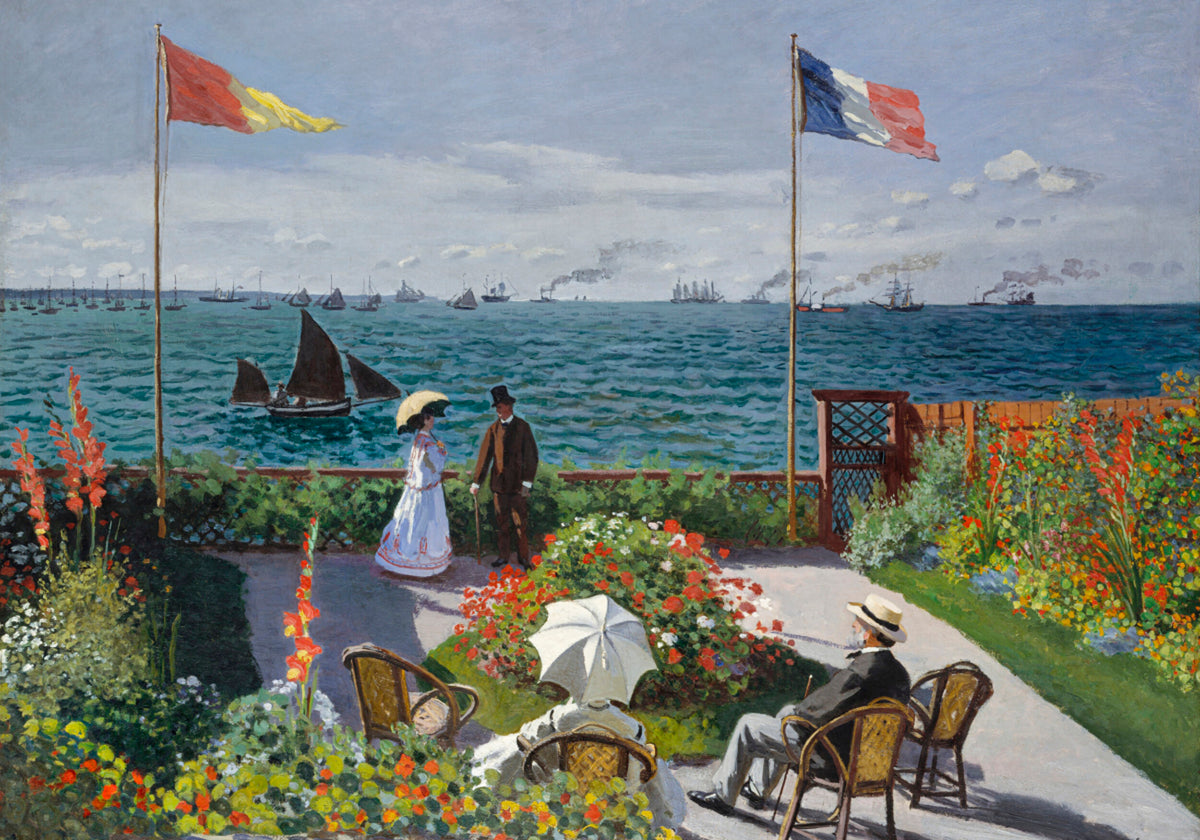 Garten in Sainte, Ansprache von Claude Monet