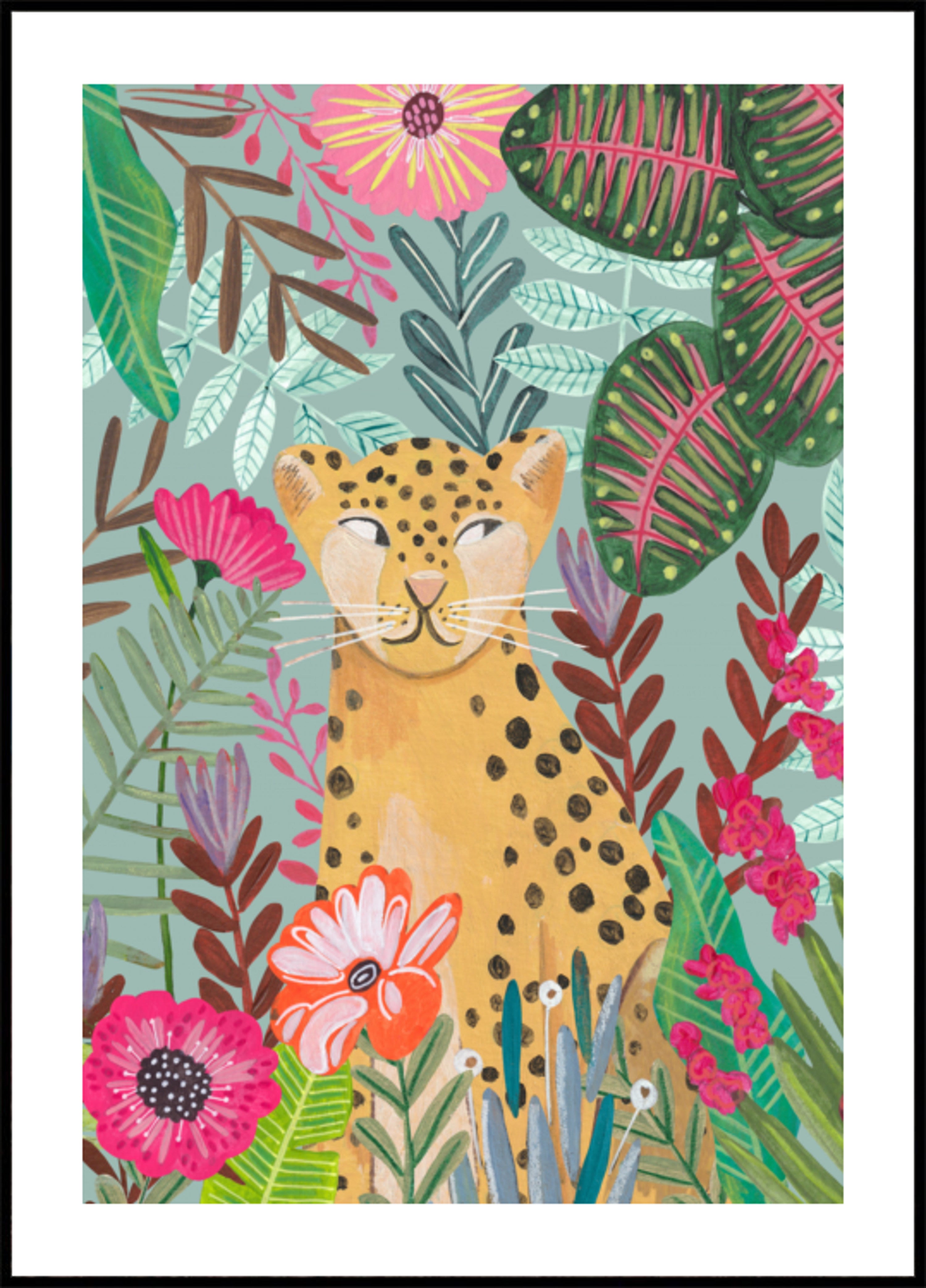 Leopard im Dschungel