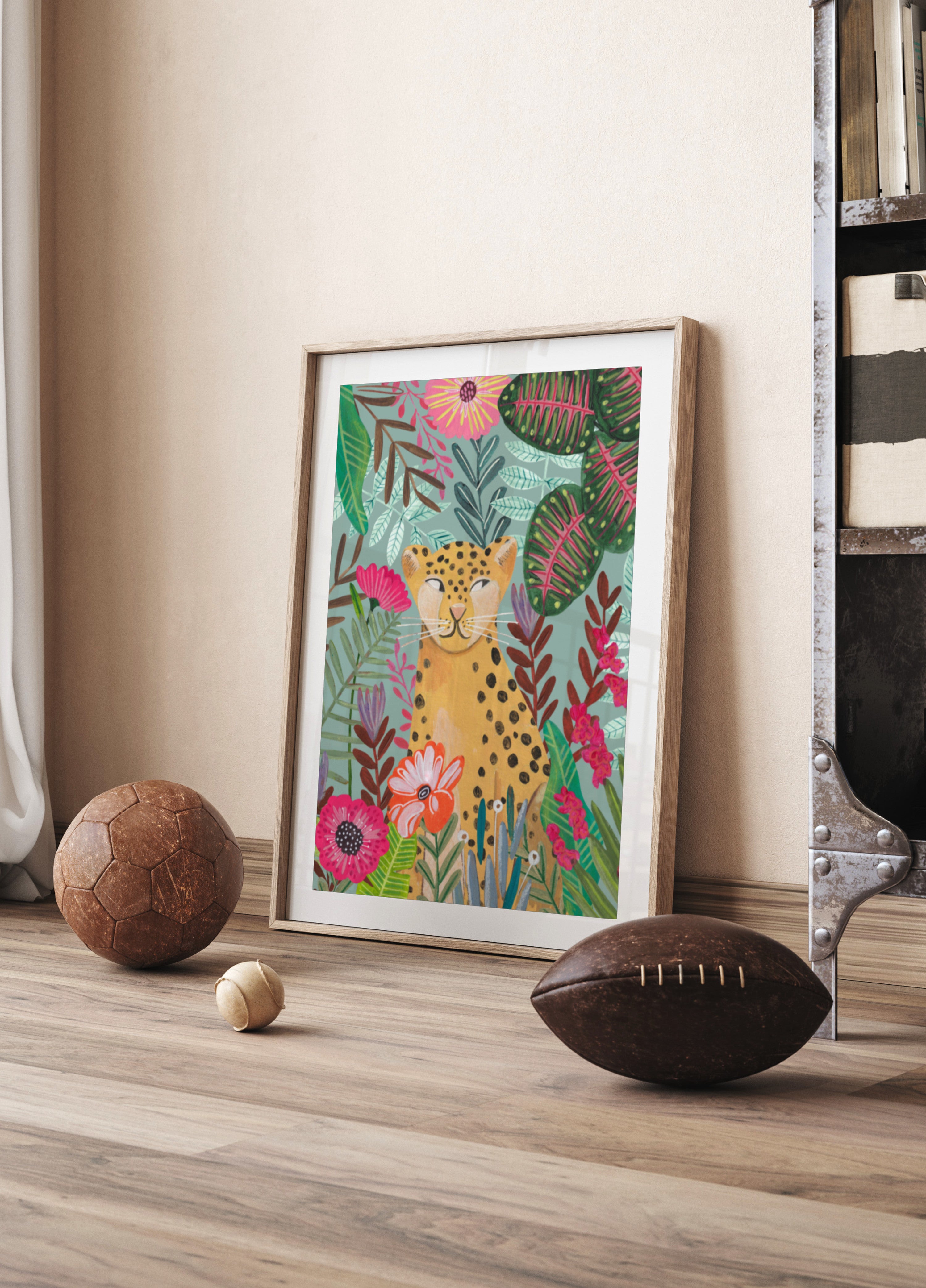 Leopard im Dschungel