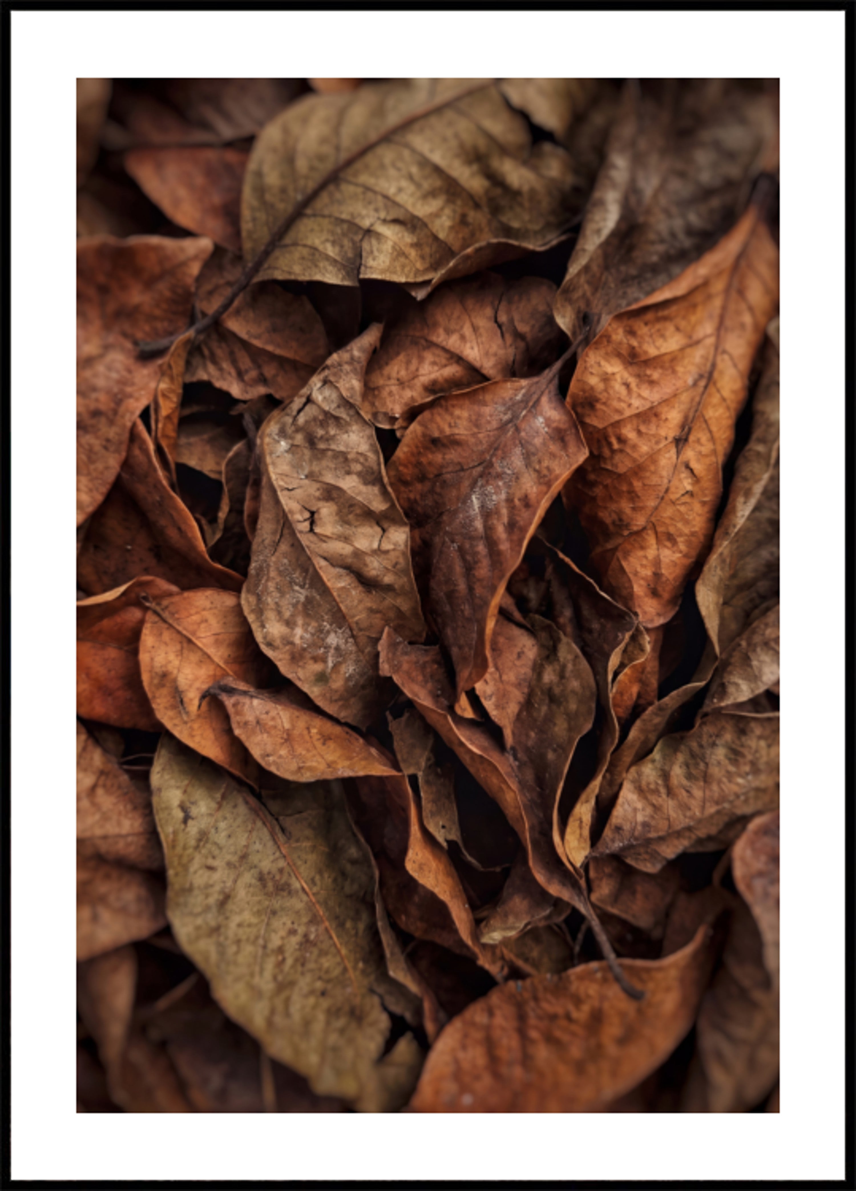 Strukturierte Herbstblätter