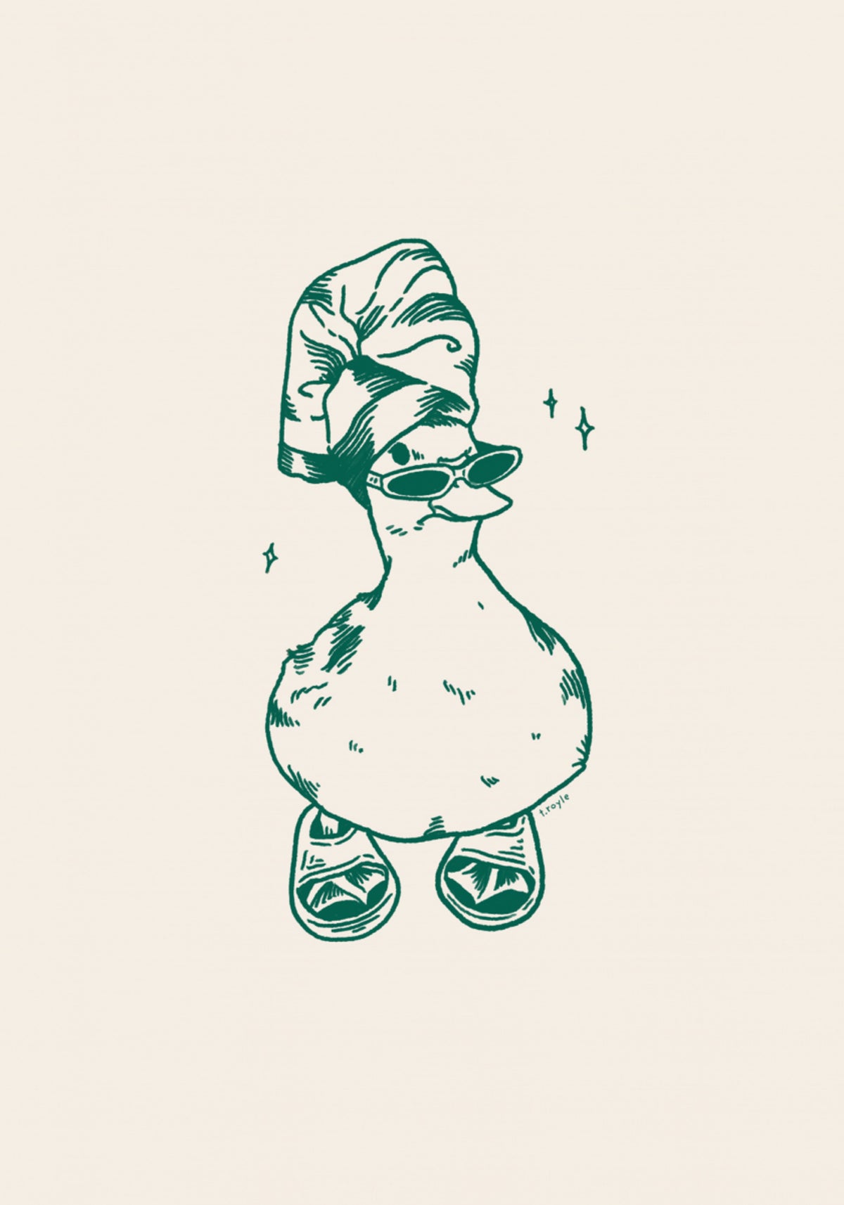 Cooler Duck-Spa-Tag
