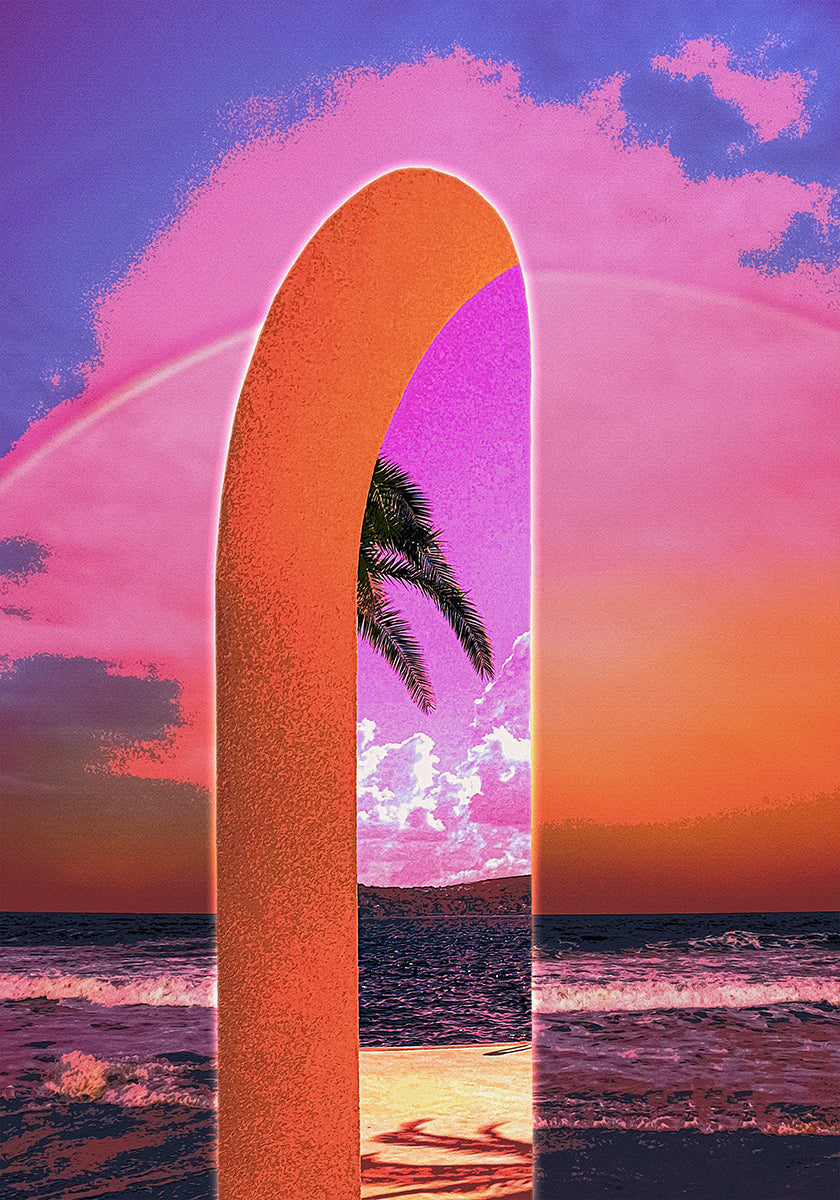 Portal Vaporwave - Posterbox